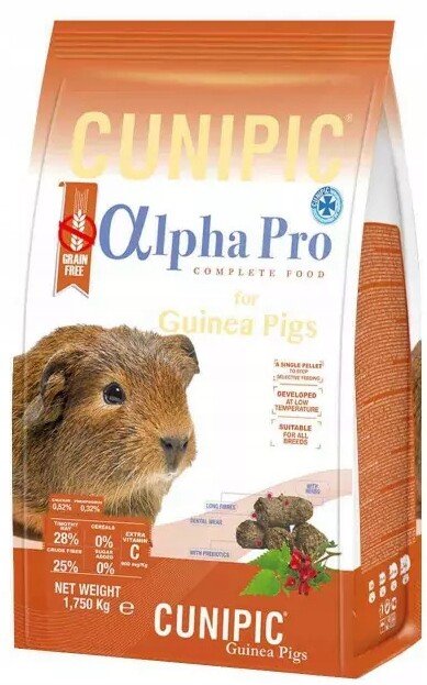 Cunipic Alpha Pro Guinea Pigs krmivo pro morčata 1,75 kg