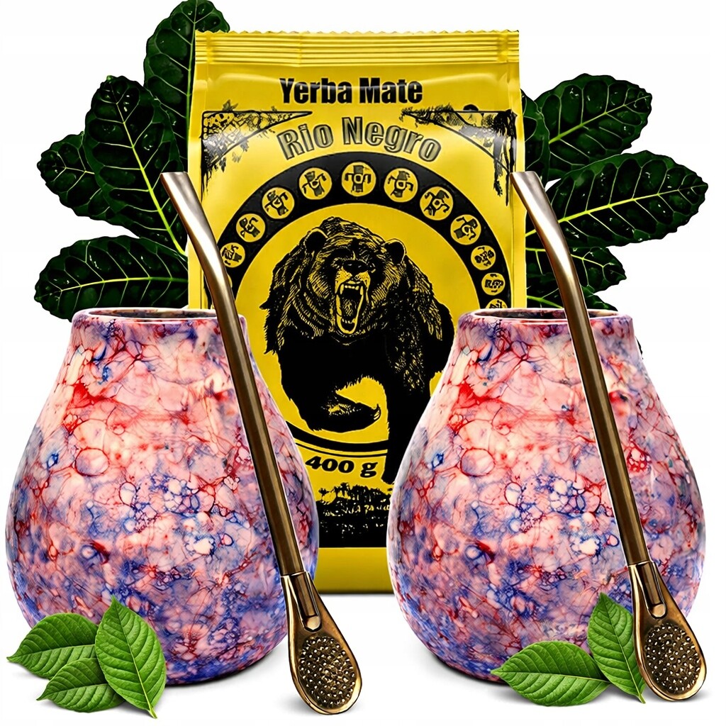 Sada pro dva Yerba Mate Rio Negro 400 g argentinská energie