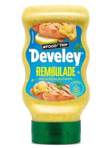 5 x Develey Food Trip Omáčka Remoulade s bílým zelím a kurkumou Jemná 300 ml