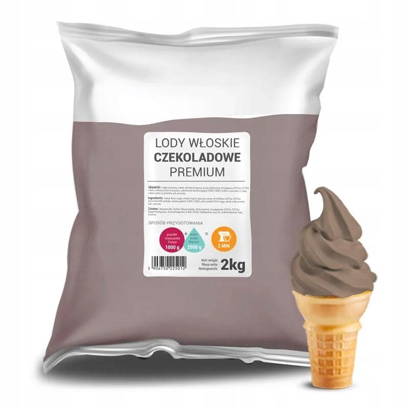 Italská čokoládová zmrzlina Základ pro zmrzlinu Premium