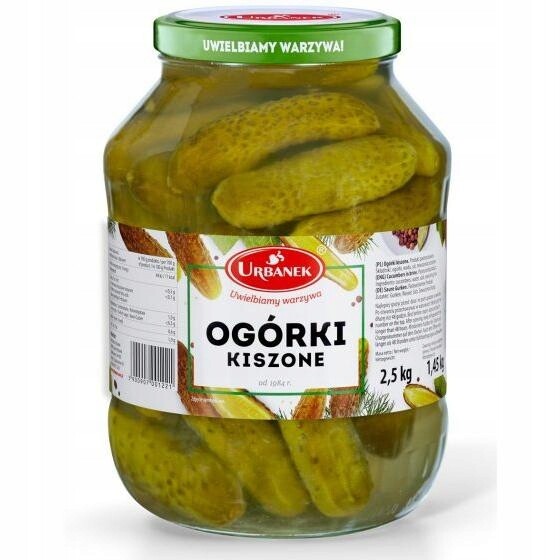 Kysané okurky 2,5 kg Urbanek