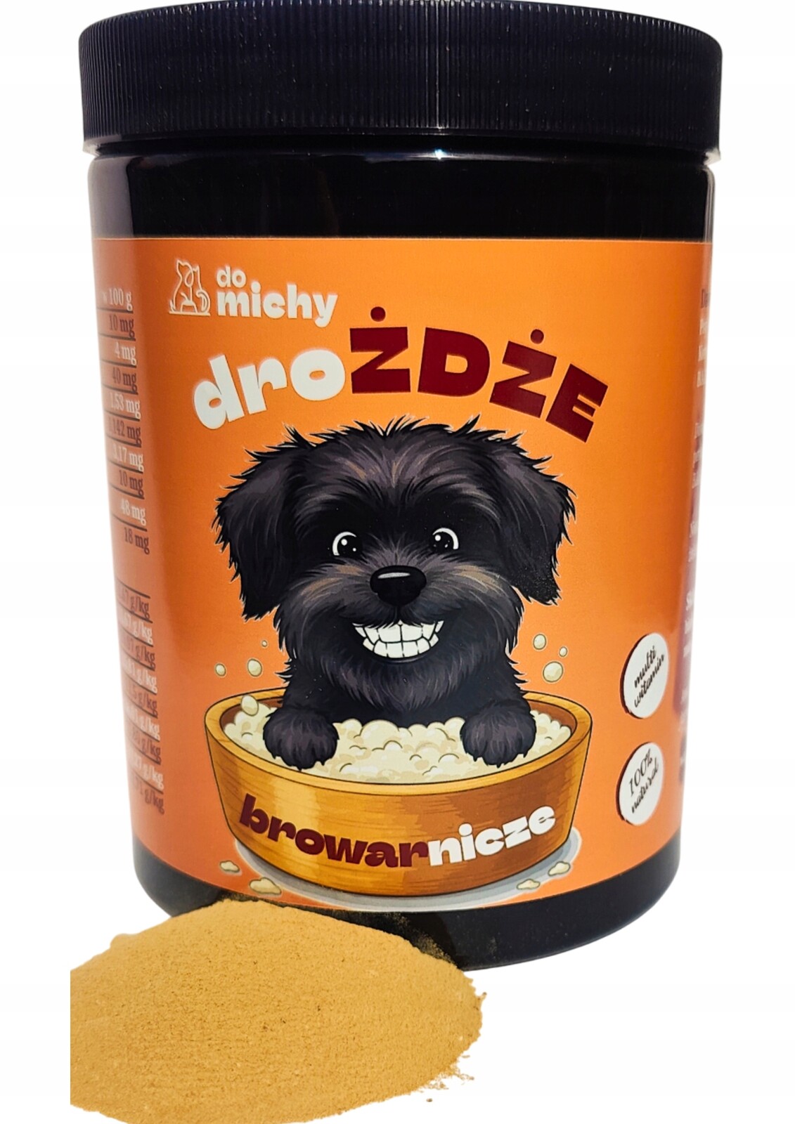 Pivovarské pivovarské kvasnice (odolnost) pro psa Do michy sada 2 x 650 g