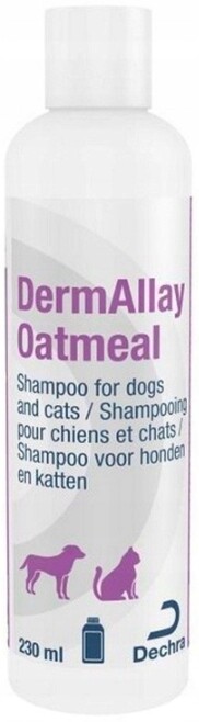 Dermallay Oatmeal šampon proti svědění pro psa a kočku 230 ml