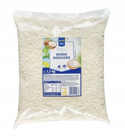 Metro Chef Strouhaný kokos 1,5 kg