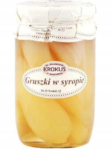 Hruška v sirupu 720 g Krokus