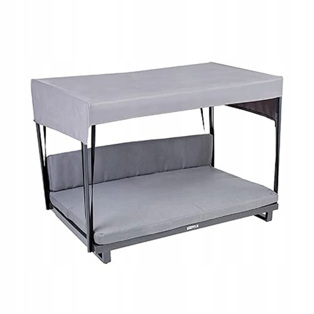 Pelíšek pro psa s kšiltem Greenmotion 110 x 85 x 70 Šedá