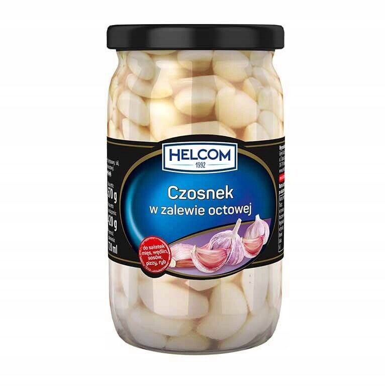 Česnek v octovém nálevu 670 g Helcom