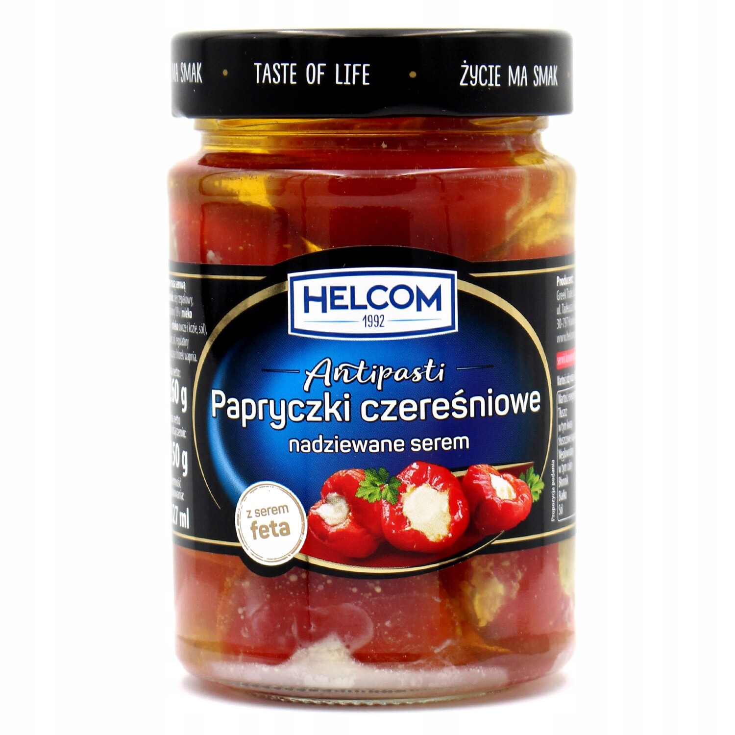 Helcom Antipasti Papričky plněné sýrem 327 ml