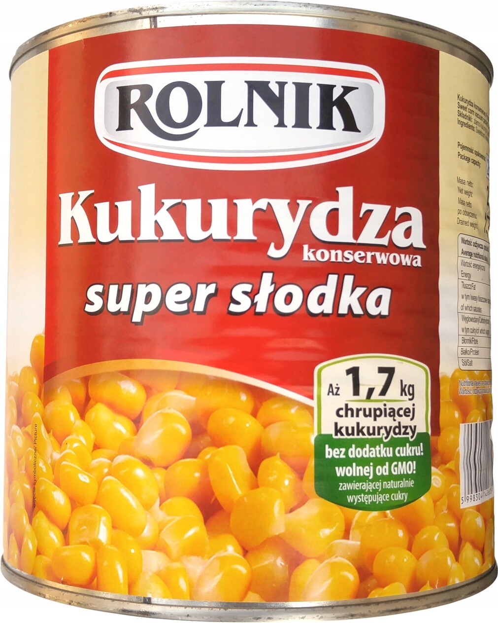 Konzervovaná kukuřice Rolnik 2650 ml