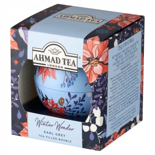 Ahmad Tea Winter Wonder Bombka Čaj listový Earl Grey