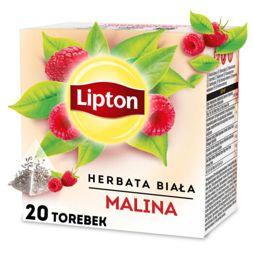 Lipton Čaj Malina 20 pyramidek