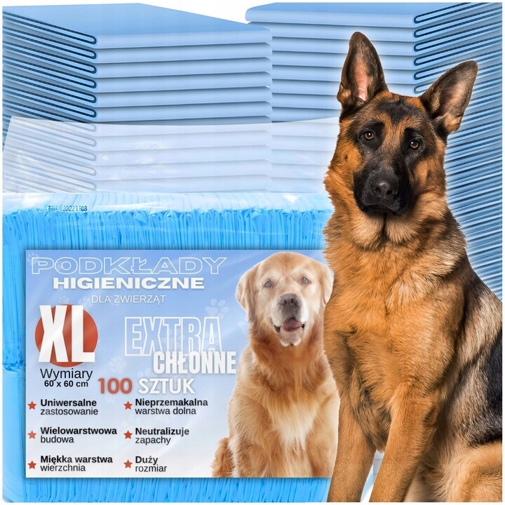 Absorpční Hygienické Podložky Pro Psa Kočku na učení 60x60 100 ks
