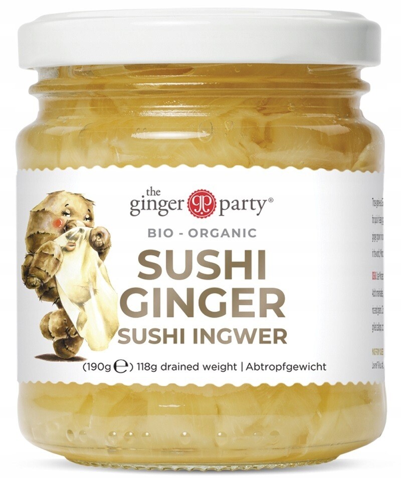 Ginger People Zázvor marinovaný na sushi bio 190 g