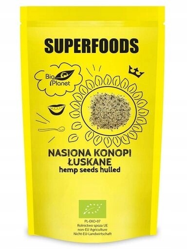 3x Bio Planet Konopná semínka loupaná Bio 200 g