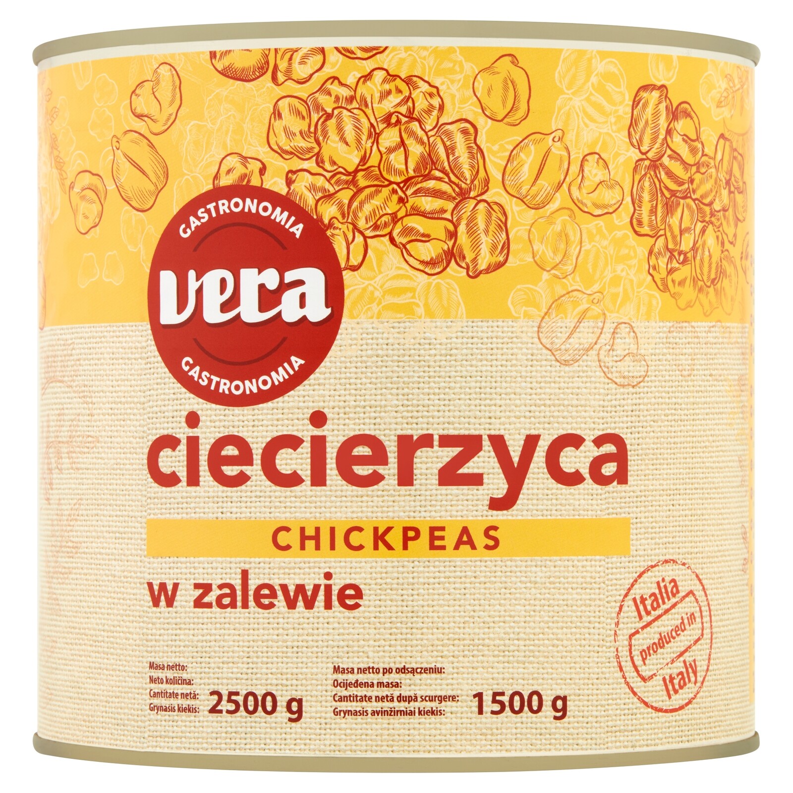 Cizrna v nálevu 2500 g Vera