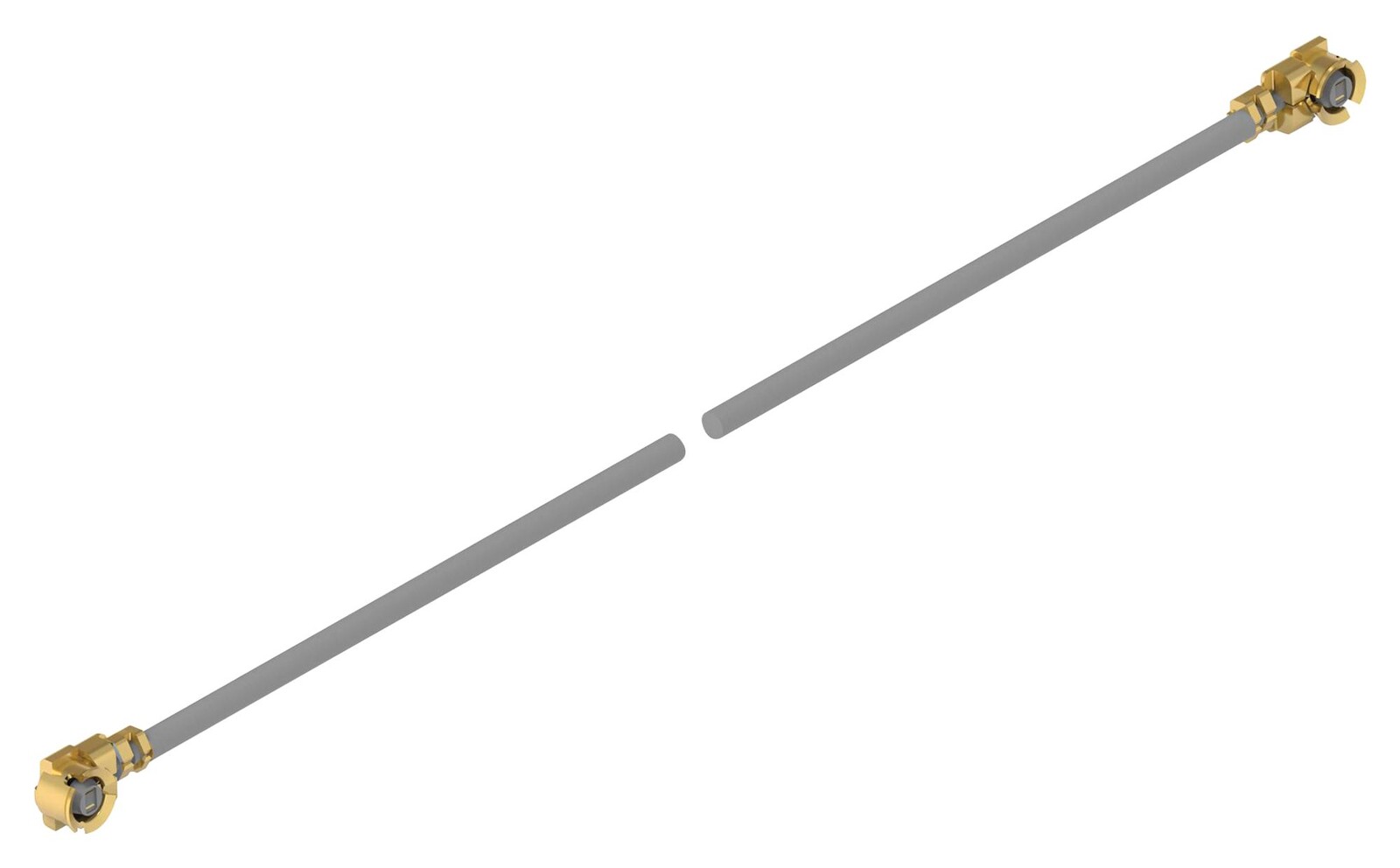 Te Connectivity 2118651-6 Rf Coax Cable, Mhf1 Type Plug-Plug, 90Mm