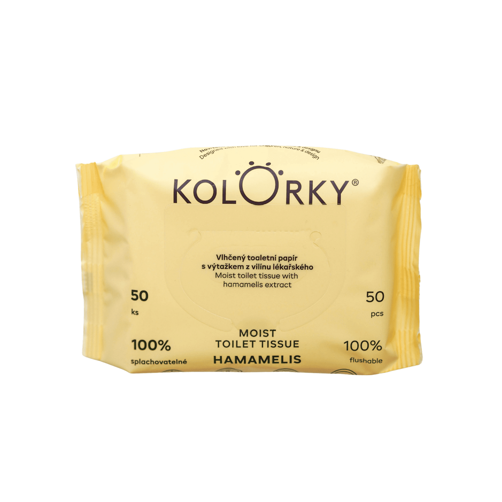 KOLORKY Vlhčený toaletní papír s výtažkem z vilínnu lékařského 50 ks