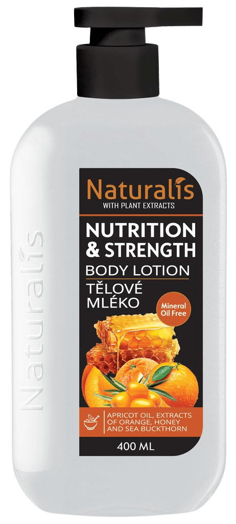 NATURALIS Tělové mléko - Nutrition&strength 400 ml