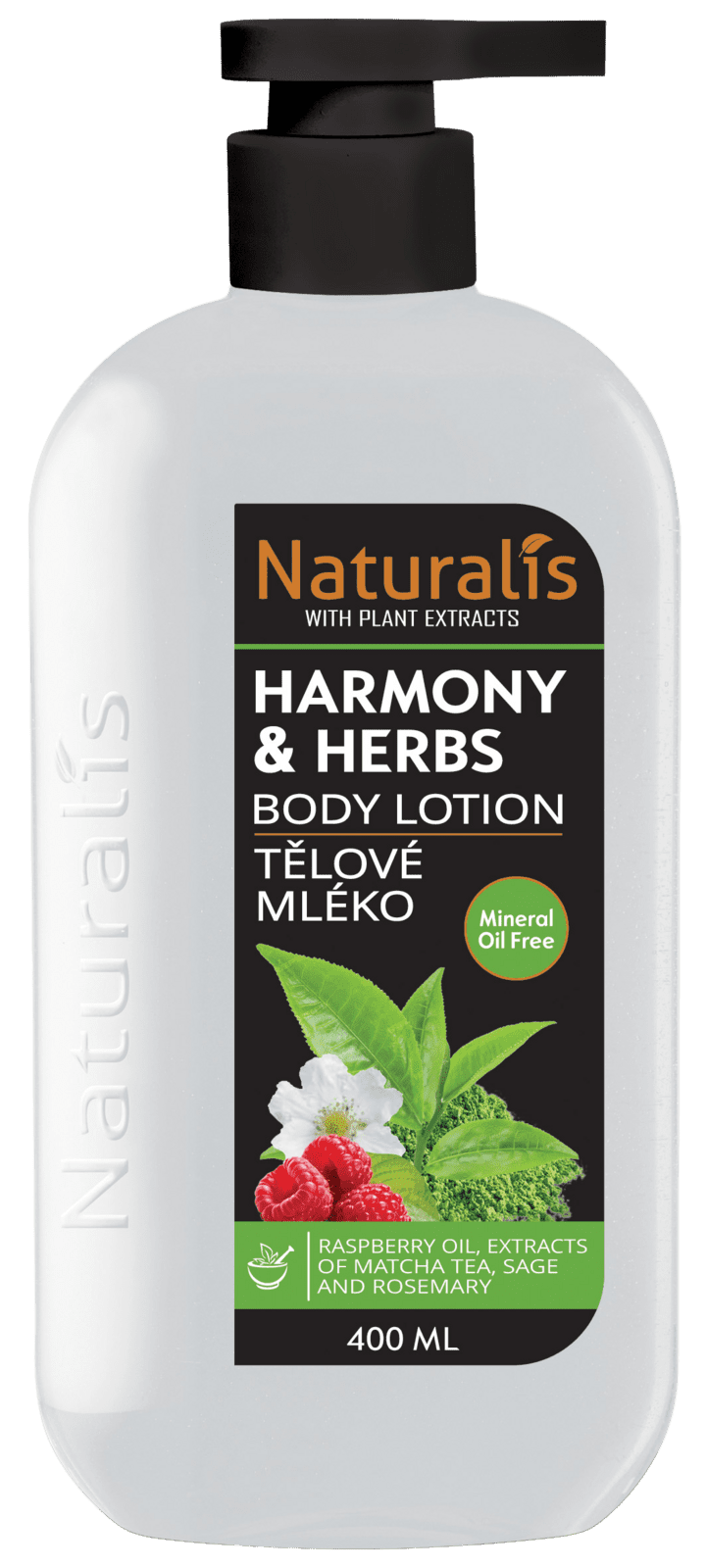 NATURALIS Tělové mléko - Harmony & herbs 400 ml
