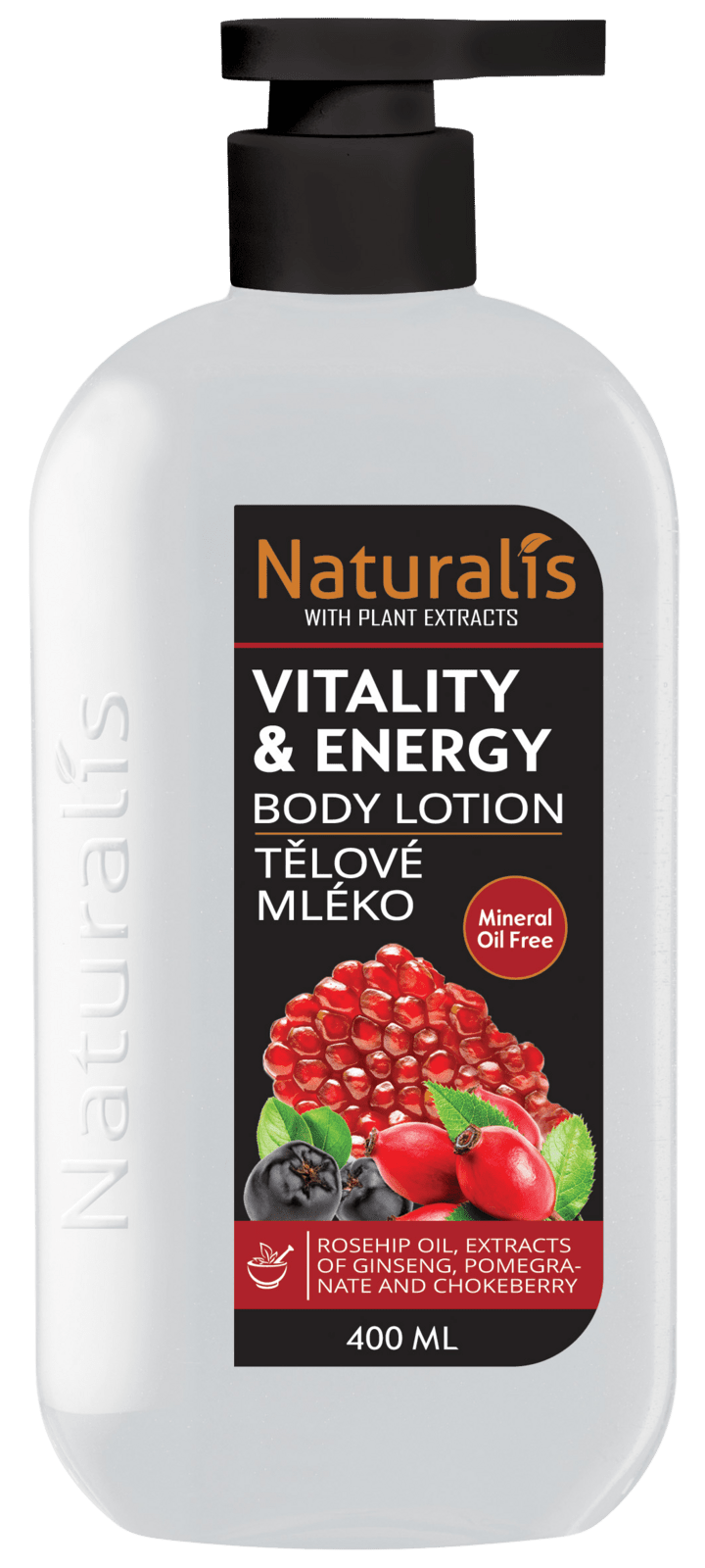 NATURALIS Tělové mléko - Vitality & energy 400 ml
