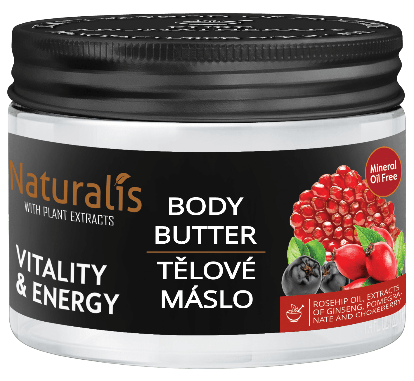 NATURALIS Tělové máslo - Vitality & energy 300 g