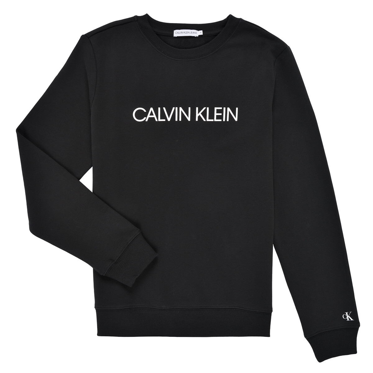 Calvin Klein Jeans INSTITUTIONAL LOGO SWEATSHIRT Černá