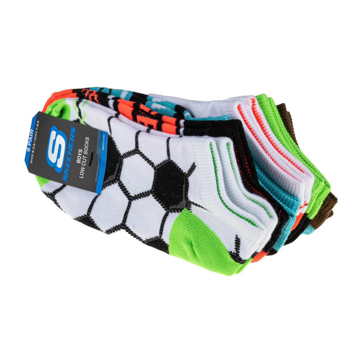 Skechers  6pk Boys Non Terry  ruznobarevne