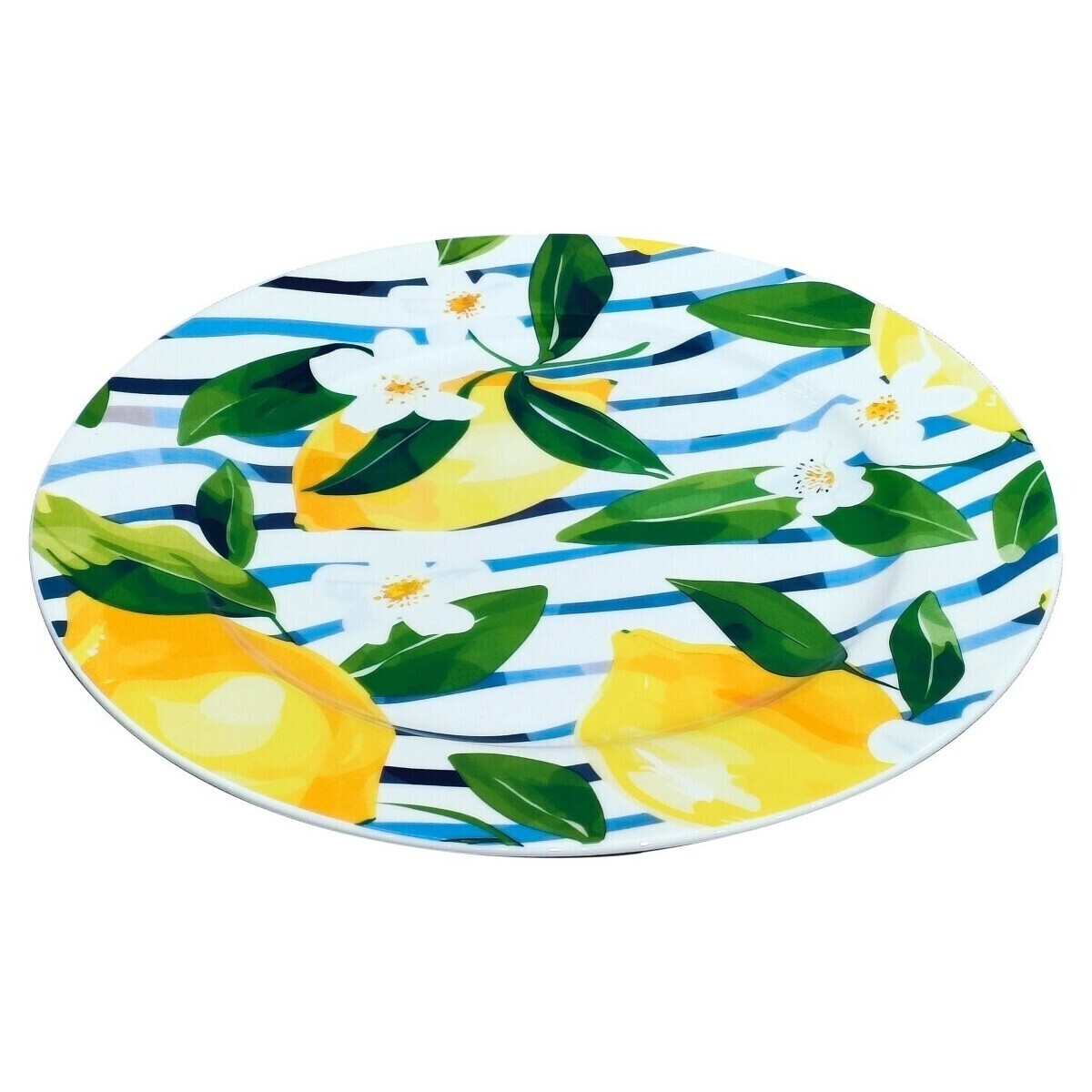 Signes Grimalt  Plochý Talíř Citronů S Dárkovou Krabičkou  Žlutá