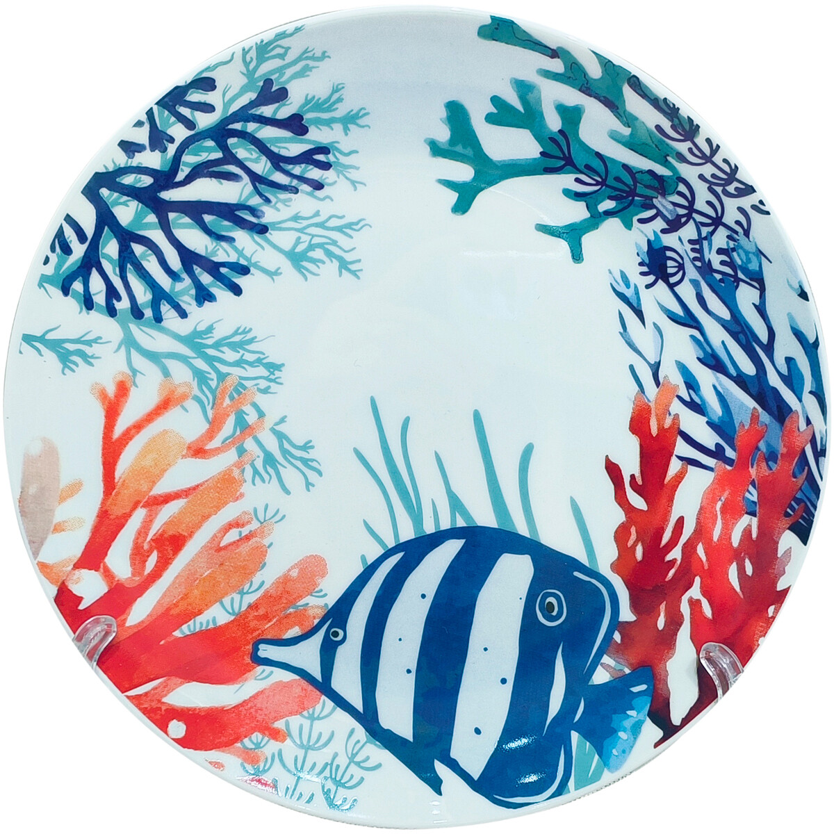 Signes Grimalt  Rybí Dezertní Talíř S Dárkovou Krabičkou  Modrá