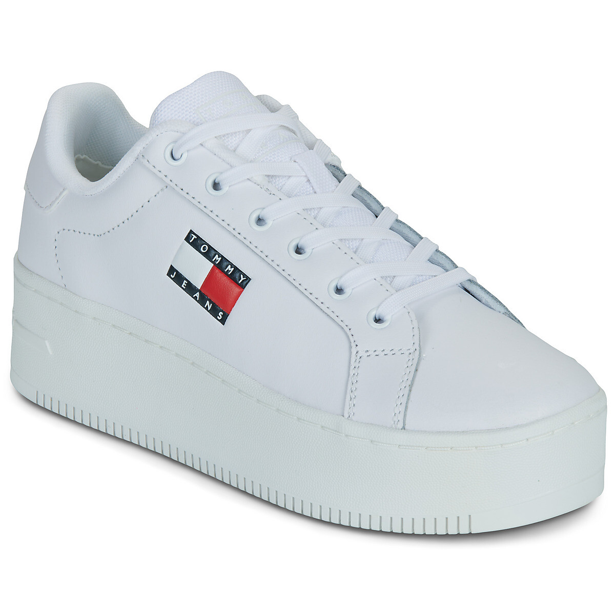 Tommy Jeans  TJW FLATFORM SNEAKER  Bílá