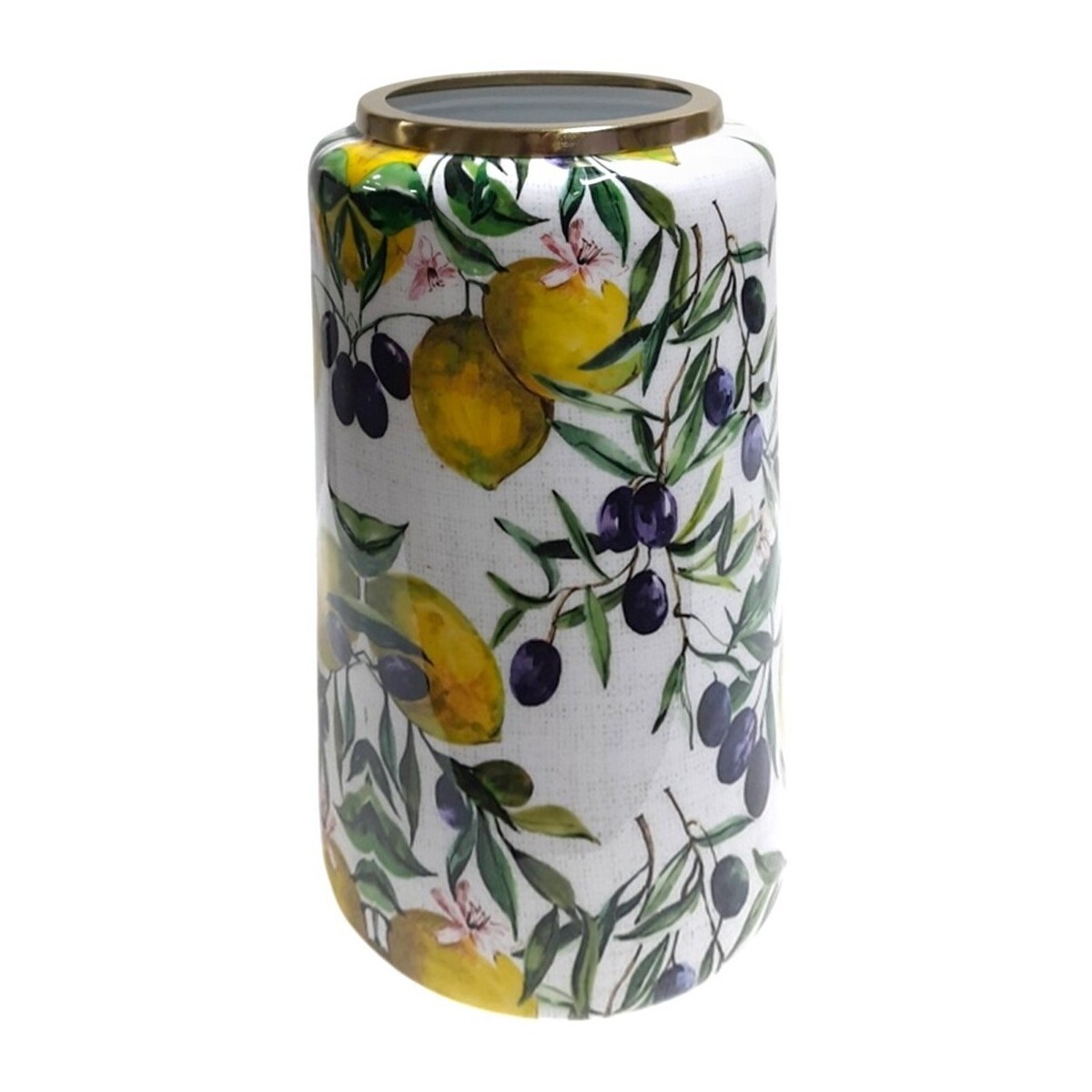 Signes Grimalt  Váza S Citrony A Olivami L  Žlutá