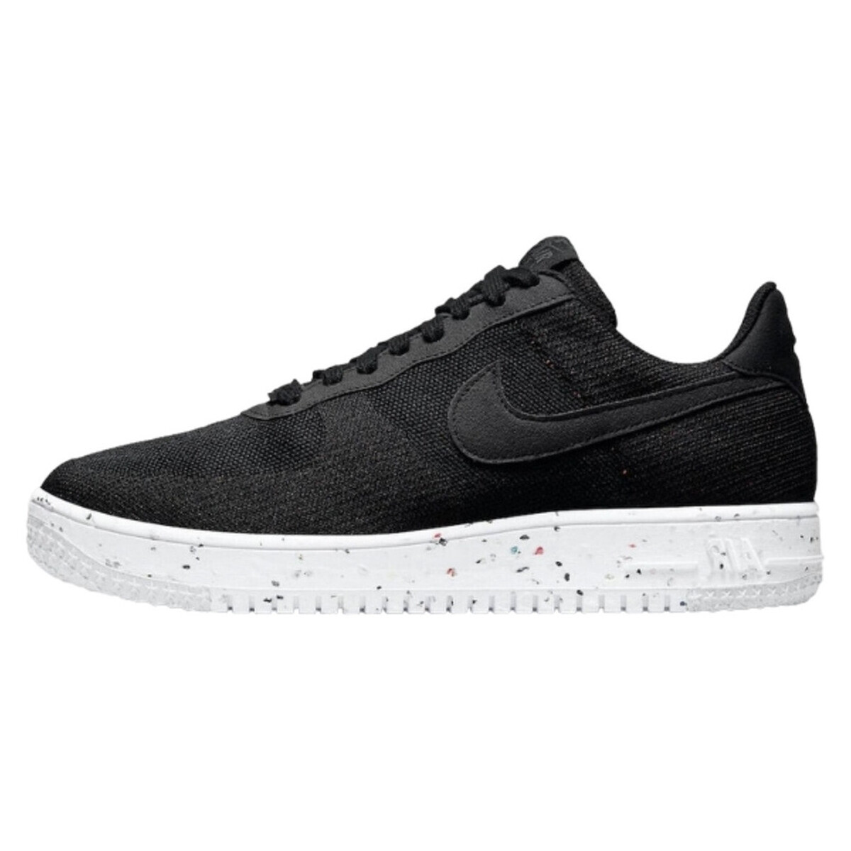 Nike  Air Force 1 Low Crater Flyknit Black White  Černá