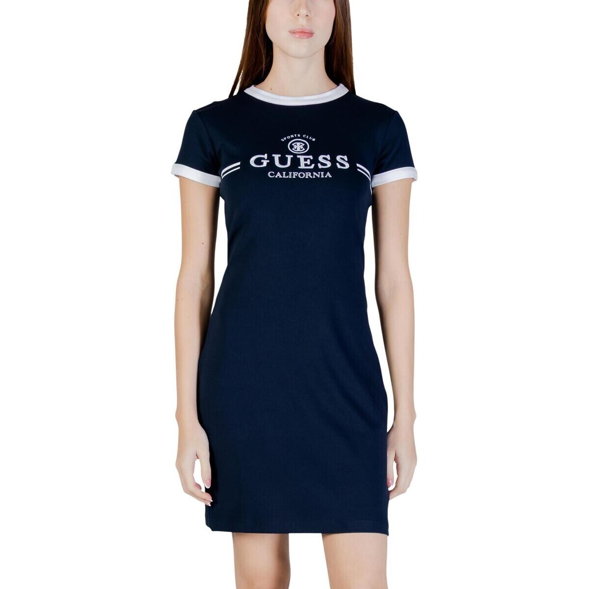 Guess  MILA SS SHORT DRESS V6GK05 K2988  Modrá