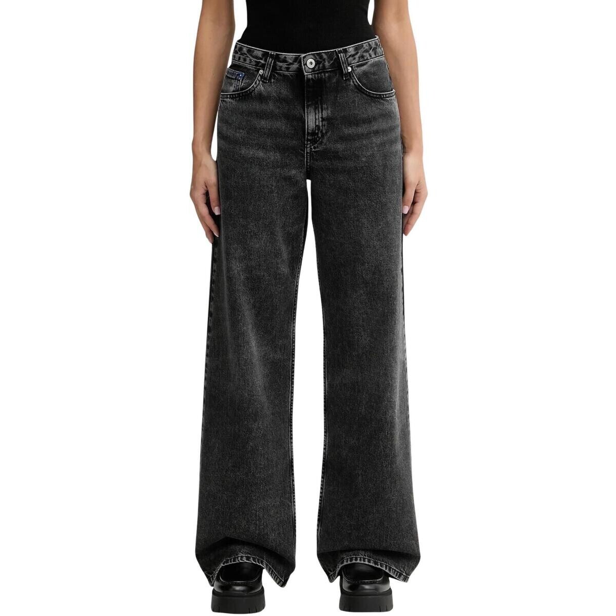 Karl Lagerfeld  KLJ Mr Relaxed Denim B1W10060  Černá