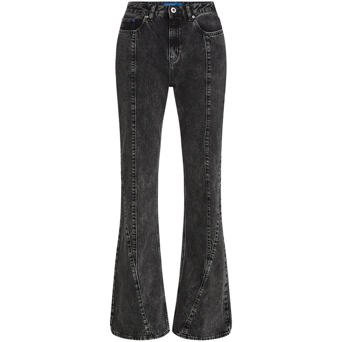 Karl Lagerfeld  KLJ Hr Flare Denim B1W10083  Černá