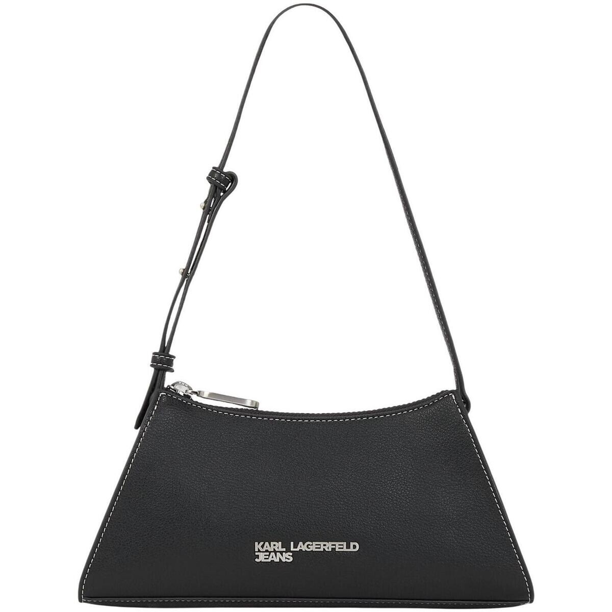 Karl Lagerfeld  KLJ Metal Logo Sm Shoulder Bag A3W30011  Černá