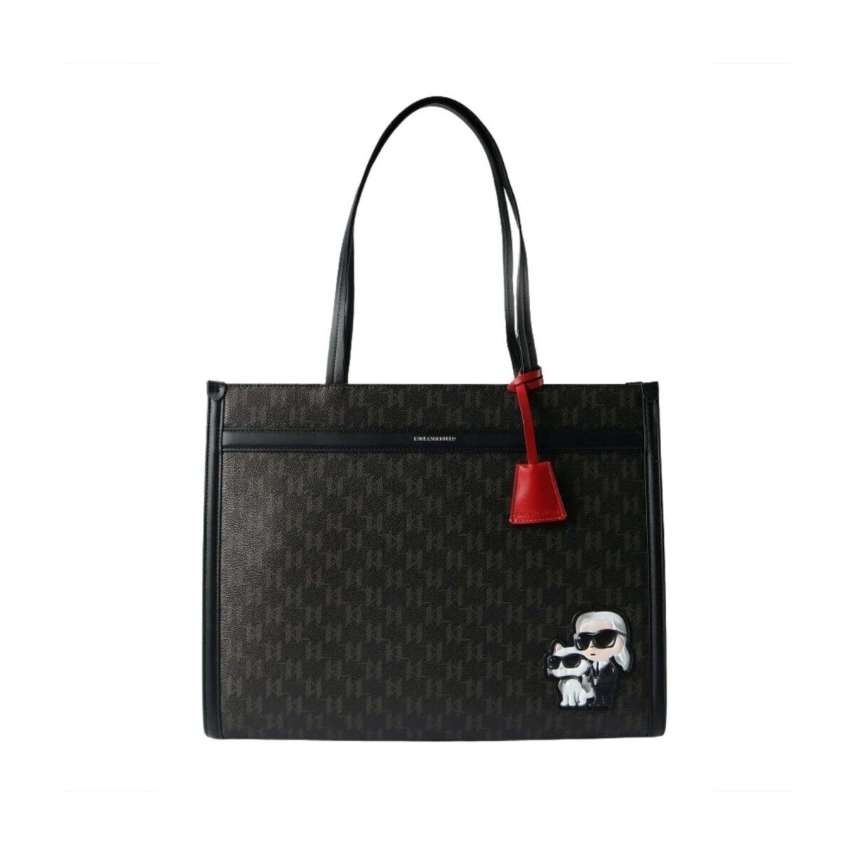 Karl Lagerfeld  IKON MONOGRAM CC SQUARE TO  Hnědá