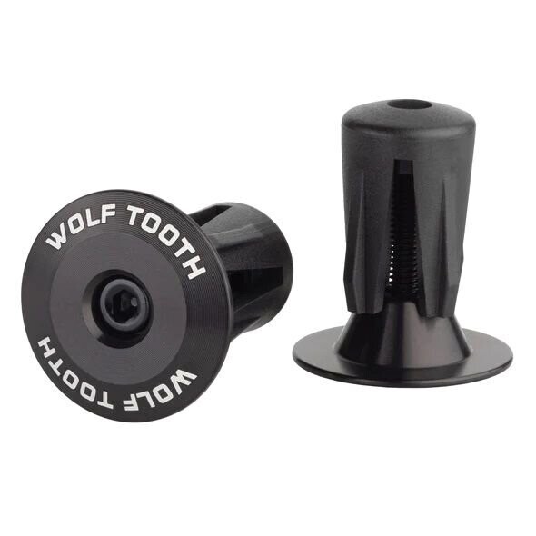 Zátky do řídítek Wolf Tooth Barplug aluminium Barva: Černá