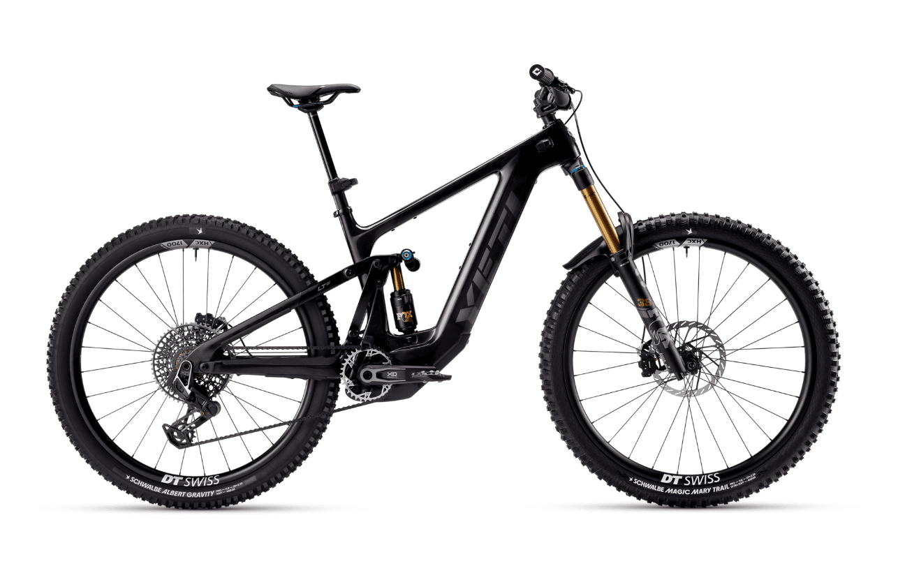 Celoodpružené elektrokolo Yeti LTE T3 X0 AXS Transmission - Raw Gloss Velikost: S