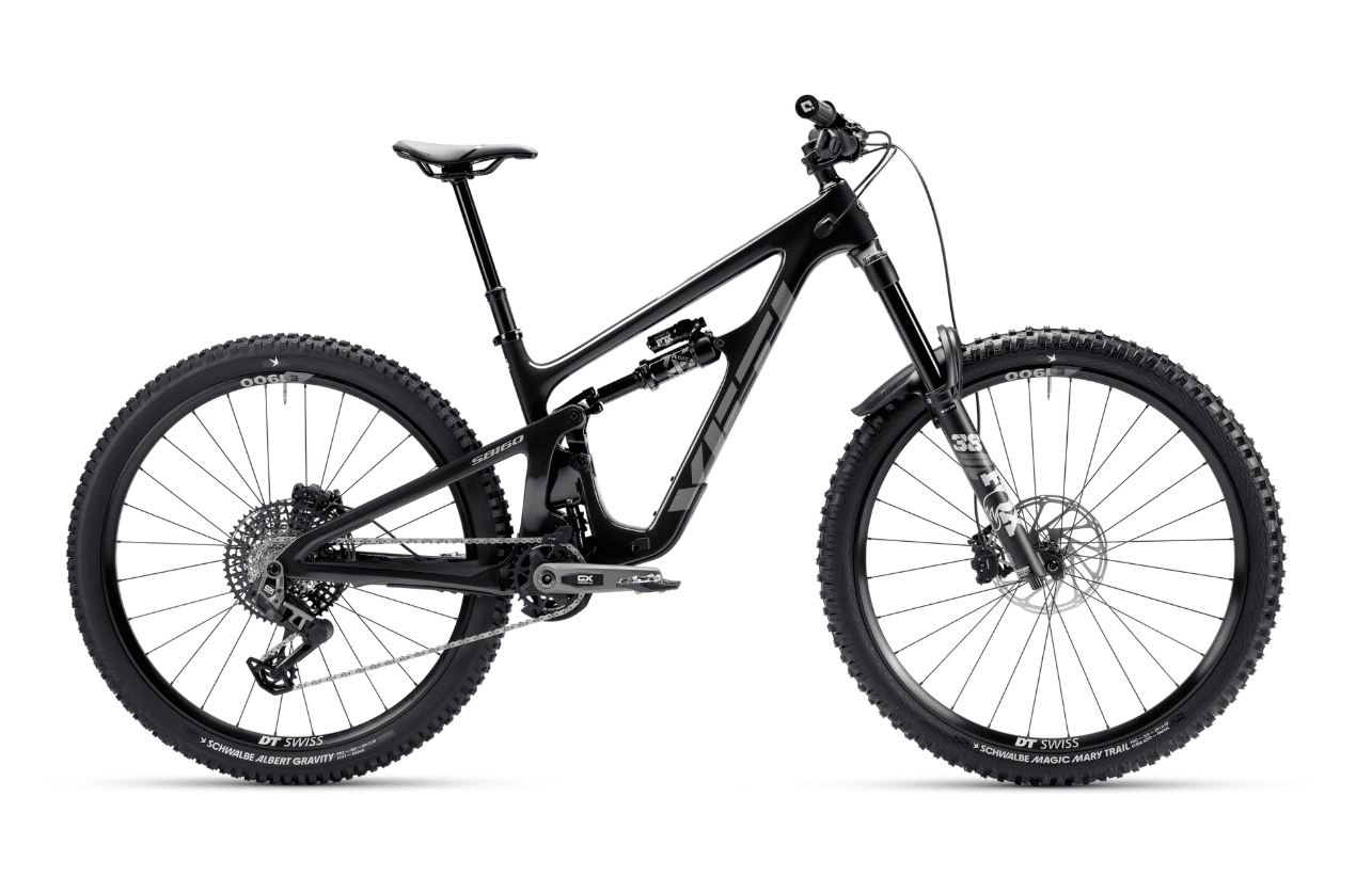Celoodpružené kolo Yeti SB160 C3 GX AXS Transmission - Black Velikost: S