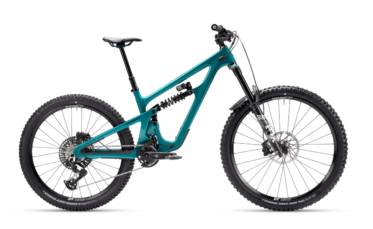 Celoodpružené kolo Yeti SB165 C2 90 Transmission - Spruce Velikost: S