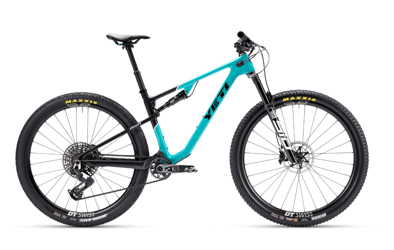 Celoodpružené kolo Yeti ASR T2 X0/90 Transmission - Turquoise Velikost: XS