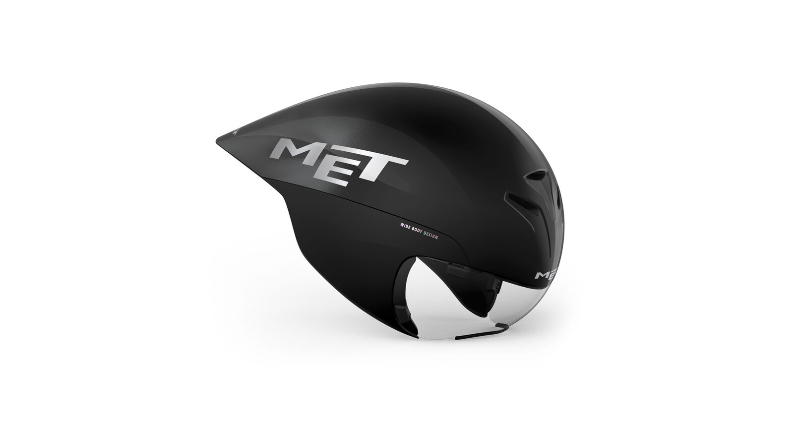 Přilba MET Drone wide body II - Černá metalická Velikost: 55/58 cm (M)