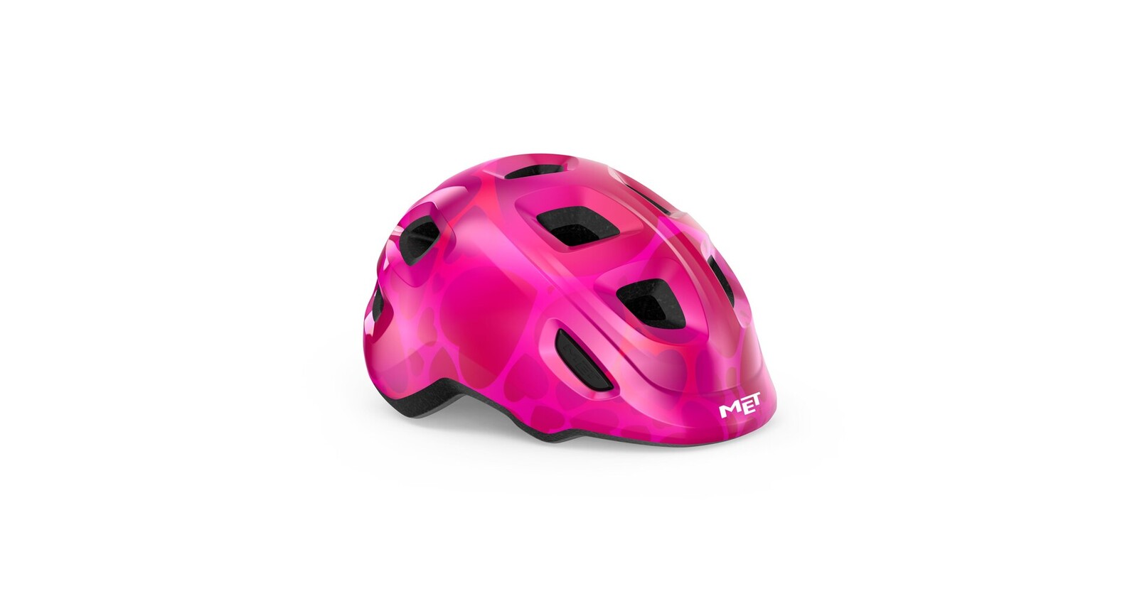 Přilba MET Hooray MIPS - Růžová srdce Velikost: 46/52 cm (XS)