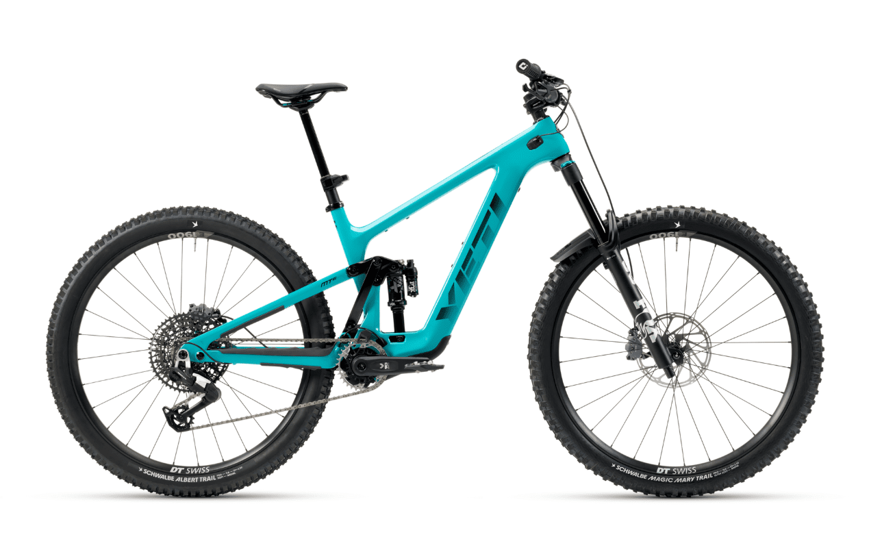 Elektrokolo Yeti MTe C2 90 Transmission - Turquoise Velikost: S