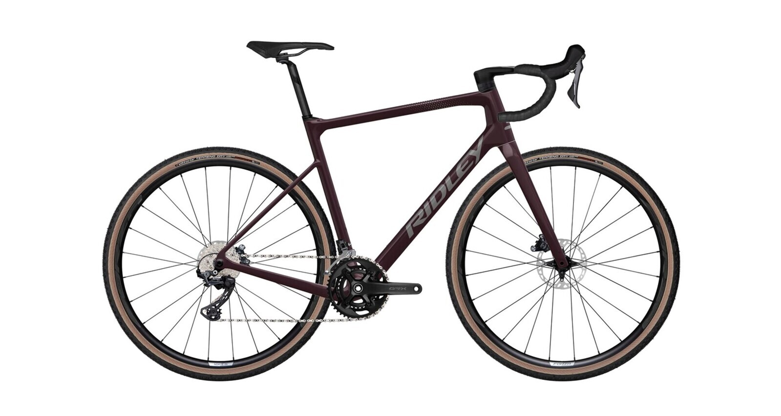 Ridley Grifn Shimano GRX800 - Dark Plum Metallic / Autumn Grey Metallic Velikost: S