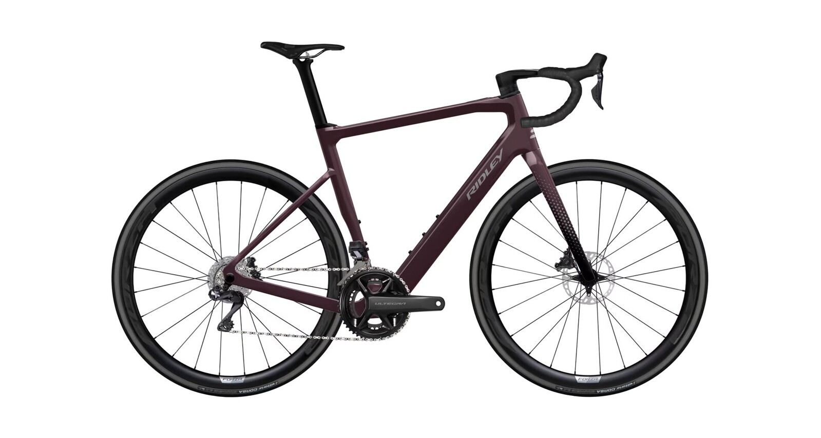 Ridley E-Grifn Sram Apex AXS - Dark Plum Metallic / Autumn Grey Metallic Velikost: M