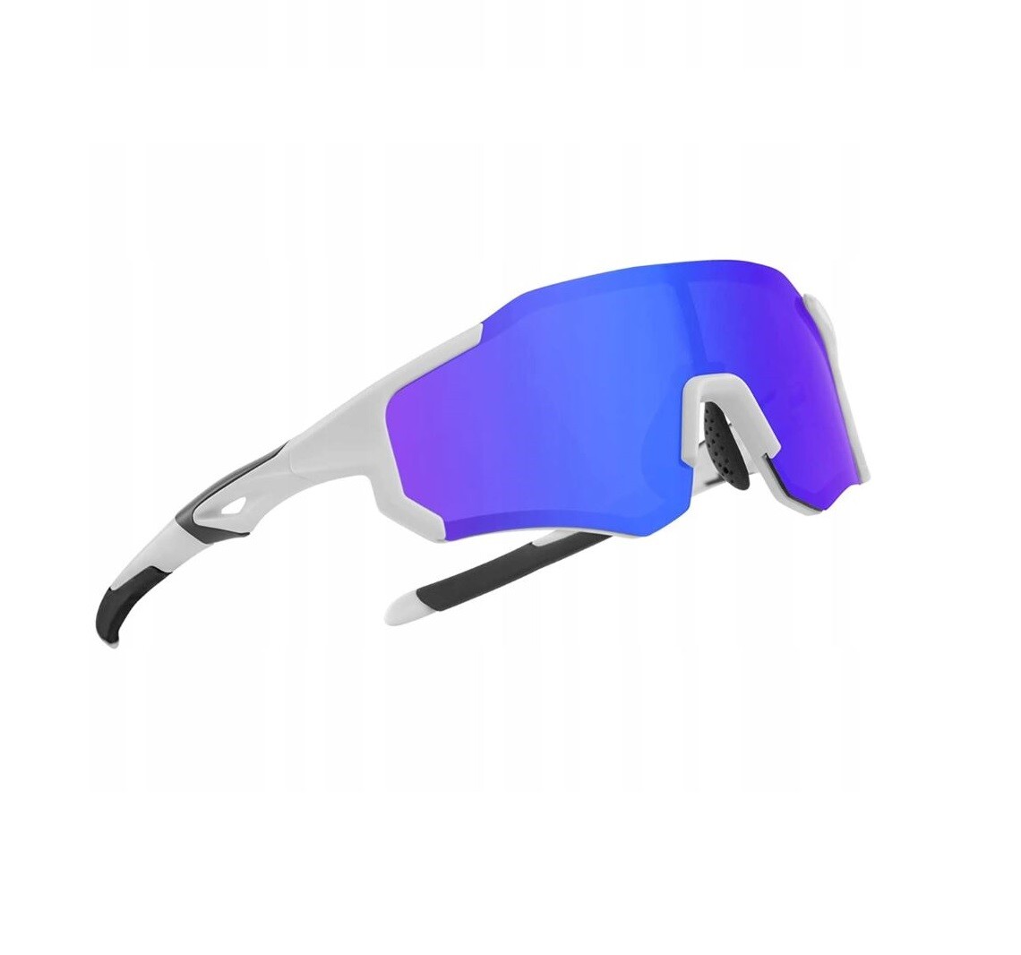 RockBROS polarizační cyklistické brýle - Bílé, UV 400, TR90