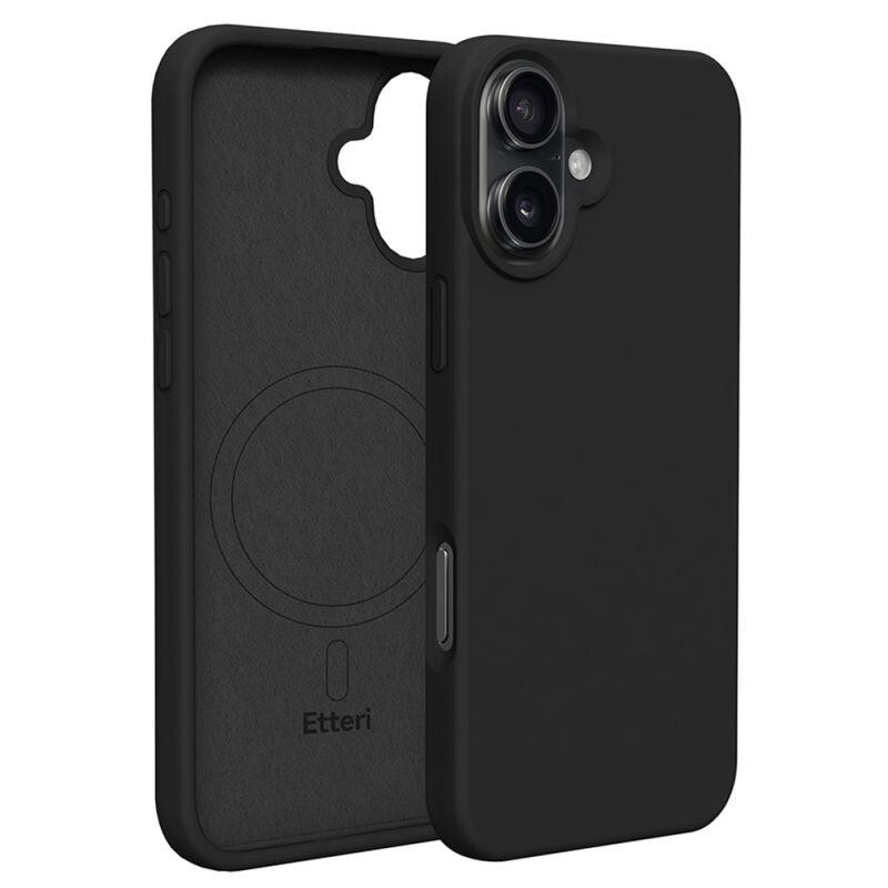 Zadní kryt Etteri Mag pro Apple iPhone 16, černá
