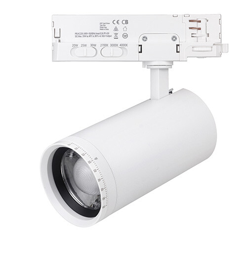 LED Solution Bílý lištový LED reflektor 3F 15-30W CCT - POSLEDNÍ KUS VYP351